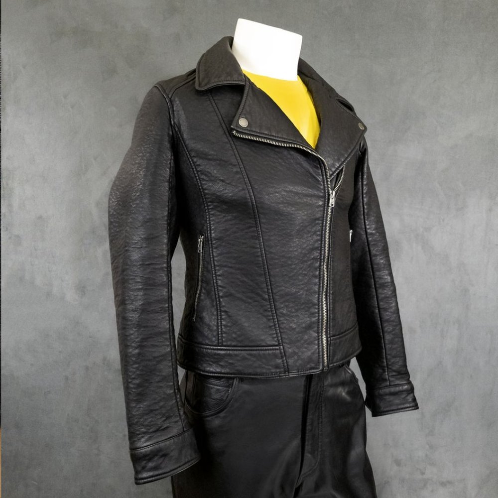 Hollister Vegan Leather Moto Jacket